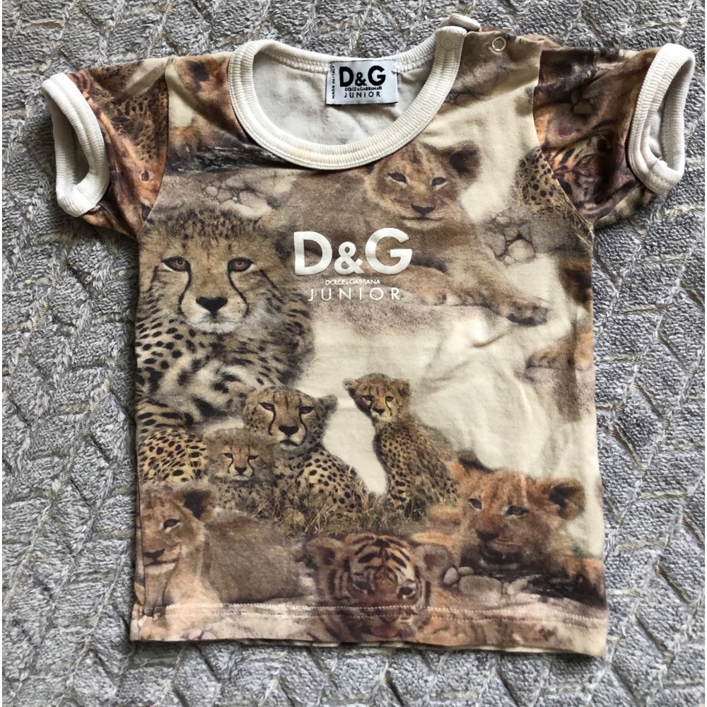 Dolce & Cabana Sleeveless lion print shirt Sz 12m